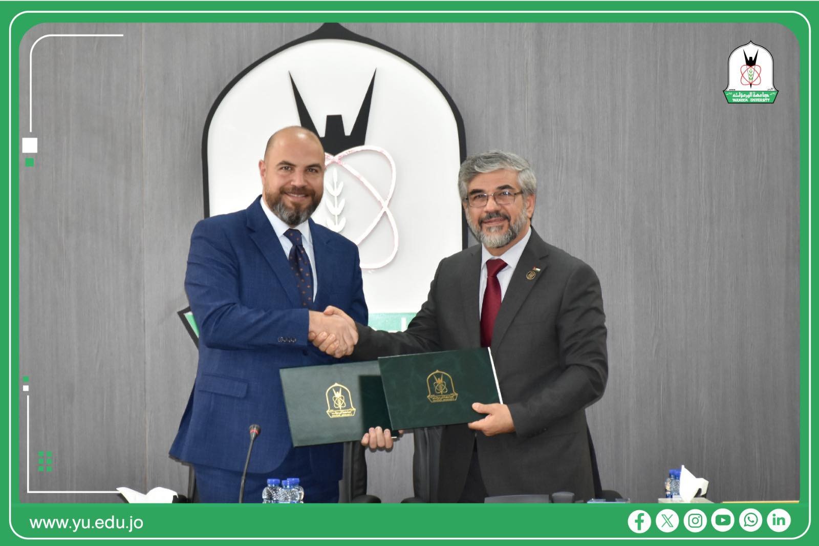 توقيع مذكرة تفاهم بين جمعية المحاسبين وجامعة اليرموك